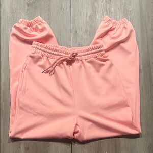 Women’s small Pink Drawstring  Sweatpants Temu never worn
